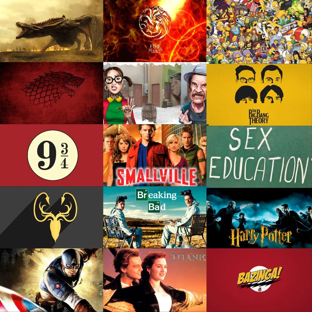 Coleção Filmes e Séries - CANECAS
